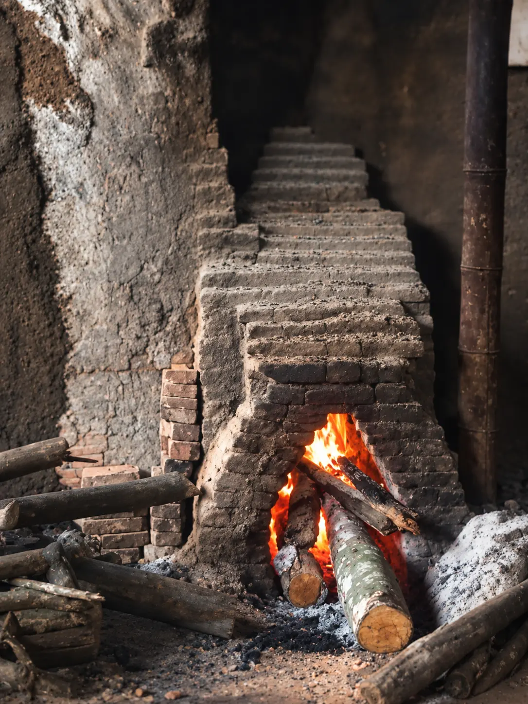 Raw charcoal